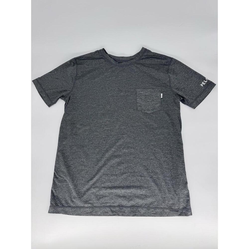 Vuori Pocket Peloton T-Shirt Grey Lightweight Athletic Stretch Sz m